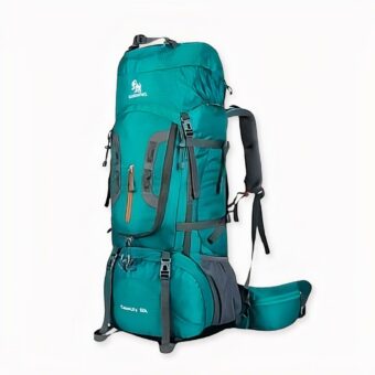Großer, ultraleichter Nylon-Rucksack - Grün - Rucksack Wandern Wandern