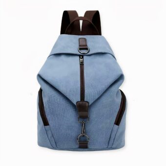Haben Sie Lust auf einen modernen Preppy-Stil? Entscheiden Sie sich für einen Damen-Rucksack aus Canvas. Er verleiht Ihrem Look einen schlichten, klassischen Touch und bietet Ihnen gleichzeitig Komfort und Zweckmäßigkeit. Dieser hübsche Rucksack hat ein geräumiges Fach und zwei große Seitentaschen.
