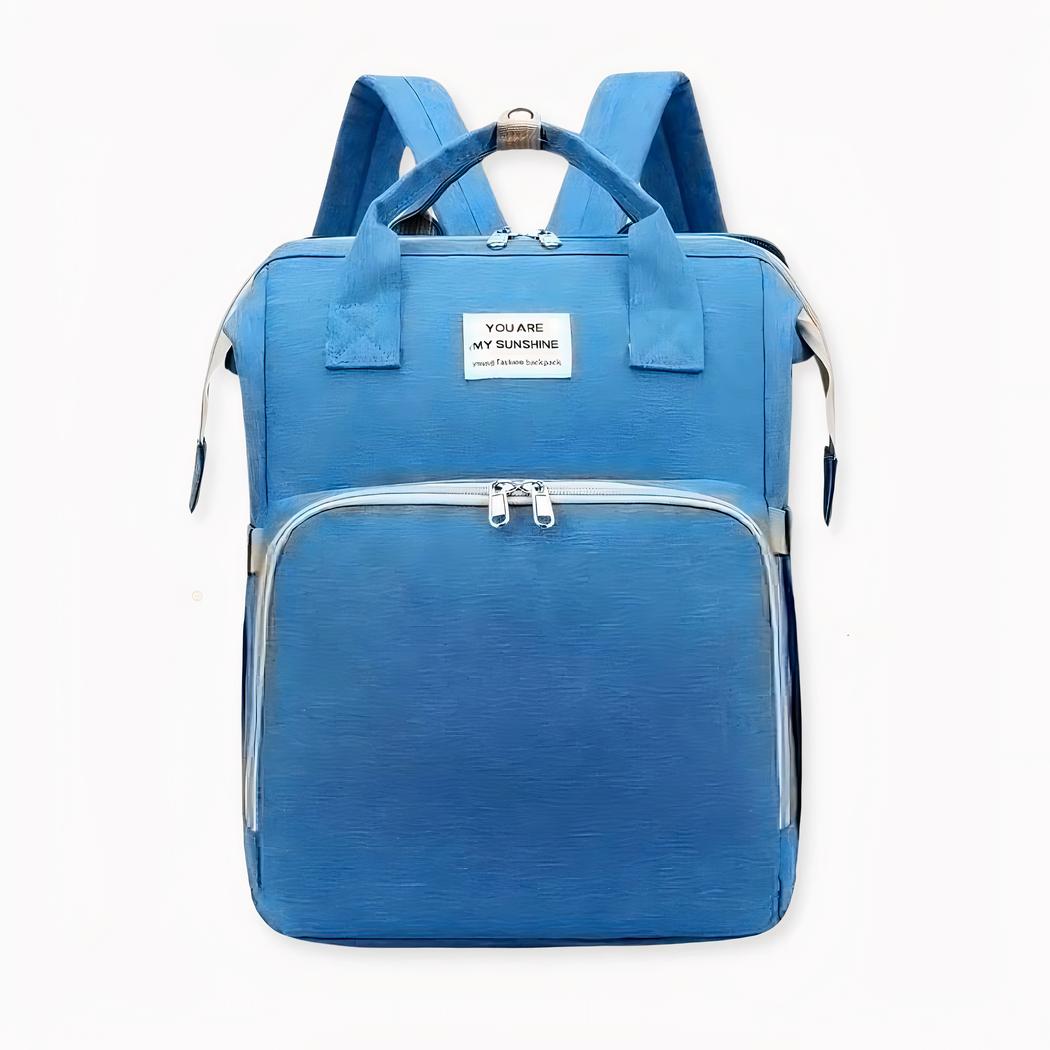 Entdecken Sie diesen wunderschönen multifunktionalen Rucksack für Mütter. Dieser Wickelrucksack ist ideal für Reisen und Picknicks mit Ihrem Baby und kann schnell in einen sicheren und bequemen Schlafsack für Ihren Liebling umgewandelt werden.