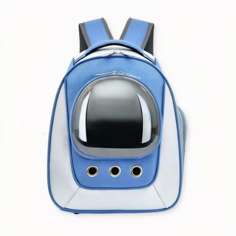 IMG_Sac_ý _dos_imperméable_pour_chat_petit_chien-_1F Planen Sie eine Wanderung mit Ihrem Haustier? Dieser wasserdichte Rucksack für Katzen und kleine Hunde wird Ihnen dabei helfen! Er ist wasserdicht und hält allen Widrigkeiten stand. Aber er ist auch ein geräumiger und bequemer Rucksack für Ihr Haustier. Die Belüftungslöcher in dieser Haustiertasche sorgen für eine gute Luftzirkulation im Inneren. Das große, durchsichtige Fenster sorgt dafür, dass Ihr Hund die Außenwelt gut sehen kann.