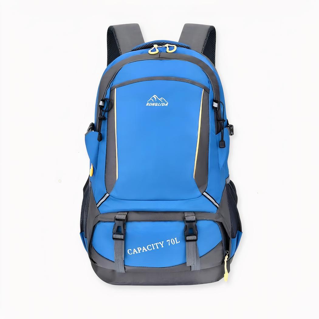 Gehen Sie gerne wandern? Dann sollten Sie sich diesen sportlichen Rucksack zulegen, der speziell für das Camping entwickelt wurde. Ein Rucksack mit großem Fassungsvermögen, in dem Ihre Bedürfnisse und Ihr Proviant für ein paar Tage untergebracht werden können. Dieser Wanderrucksack ist in verschiedenen Farben erhältlich und eignet sich sowohl für Männer als auch für Frauen.