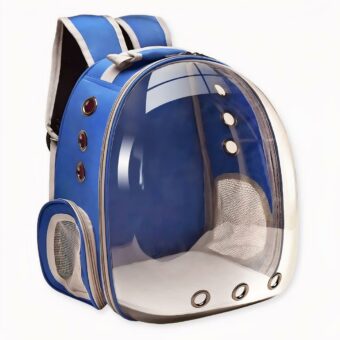 Nehmen Sie Ihr Haustier gerne mit ins Freie? Dann ist dieser transparente Rucksack für kleine Haustiere genau das Richtige für Sie. Er ist einfach und bequem zu tragen. Durch sein transparentes Design kann Ihre Katze oder Ihr kleiner Hund die Umgebung gut beobachten. Sie werden sich in diesem atmungsaktiven Rucksack wohlfühlen.