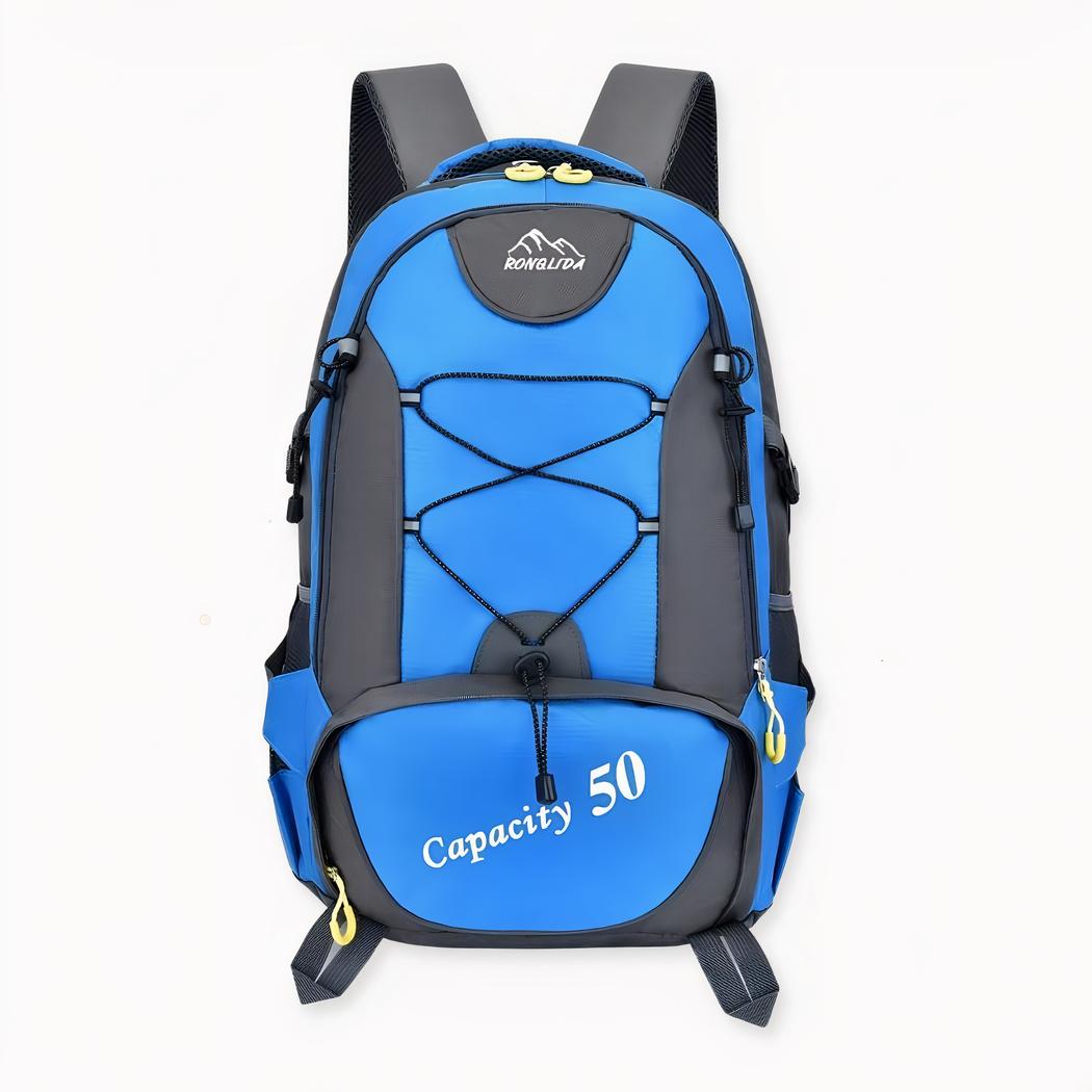 Suchen Sie einen Rucksack für die Reise oder den Sport? Entscheiden Sie sich für diesen großen, wasserdichten Rucksack. Er wird Sie auf einer Reise, beim Wandern, Camping oder Radfahren begleiten. Trotz seines großen Formats ist dieser Sportrucksack leicht. Sie können ihn weit mitnehmen und Kleidung, Tablet, kleine Lebensmittel usw. darin verstauen.