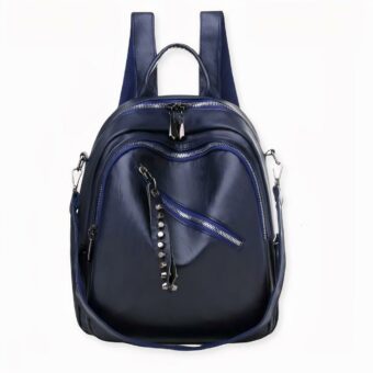 Der Lederrucksack ist in Mode! Mit diesem einfarbigen Damen-Rucksack können Sie Ihre Sachen mit Stil und Eleganz durch den Alltag tragen. Ob Sie zur Arbeit, zur Schule oder zu einem Spaziergang mit Freunden gehen, dieser leichte und kompakte Rucksack ist perfekt. Wählen Sie einfach die Farbe, die am besten zu Ihrer Haut und Ihrem Stil passt.