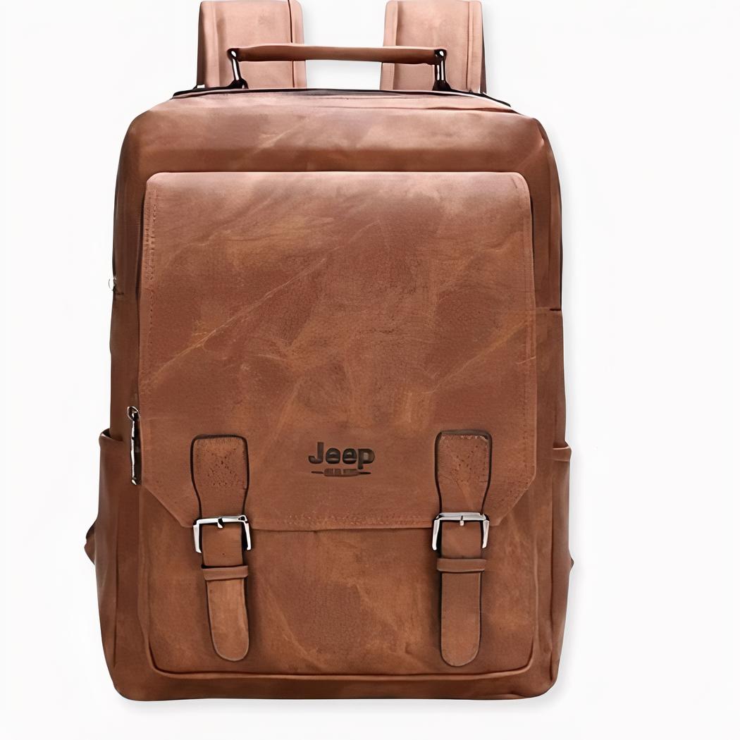 Design-Rucksack aus Leder für Männer, gute Qualität und sehr trendy.