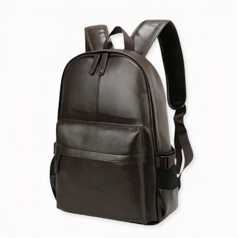 Lässiger Leder-Rucksack für Männer - Braun - Laptop Rucksack Rucksack