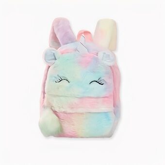 Einhorn Plüsch Mädchen Rucksack - Rosa - Plüschtier Rucksack