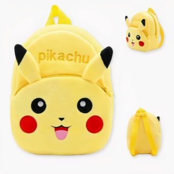 Pokémon Plüsch Kinderrucksack - Gelb - Pikachu Schulrucksack