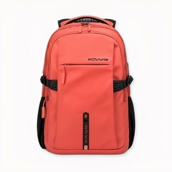 Reise-Rucksack mit Sicherheitsschloss - Orange - Laptop-Rucksack Arktischer Jäger