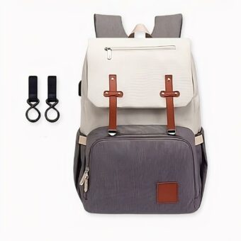 Nappy Mutterschaftstasche für Mütter - Weiß - Windel Wickeltasche