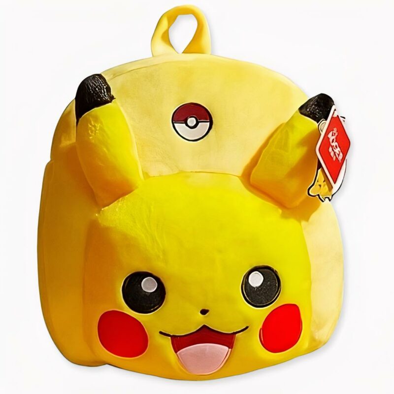 Sac_d’école_Pikachu_en_peluche_2 Pikachu Plüsch Schultasche - Plüschtier Plüsch. Gute Qualität und sehr modisch.