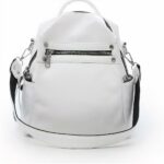 Damen-Rucksack im Freizeitstil - Weiß - Schulrucksack Rucksack