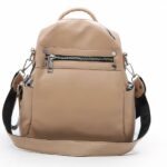 Damen-Rucksack im Freizeitstil - Khaki - Handtasche Schulrucksack