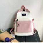 Großer Teenager-Rucksack - Rosa - Handtasche Schulrucksack