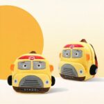 Rucksack Plüsch Feuerwehrwagen - Braun - Schulrucksack Rucksack Rucksack