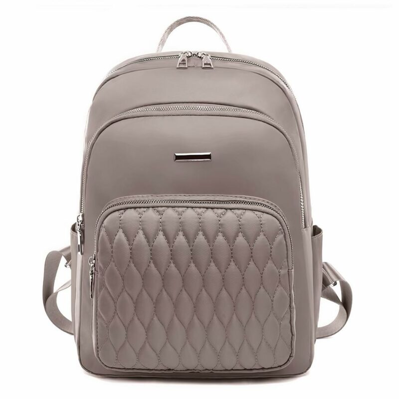 Rucksack aus weichem Stoff und haltbarem Material Frau - Braun - Handtasche Rucksack