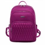 Rucksack aus weichem Stoff und strapazierfähigem Material Frau - Malve - Tasche Rucksack