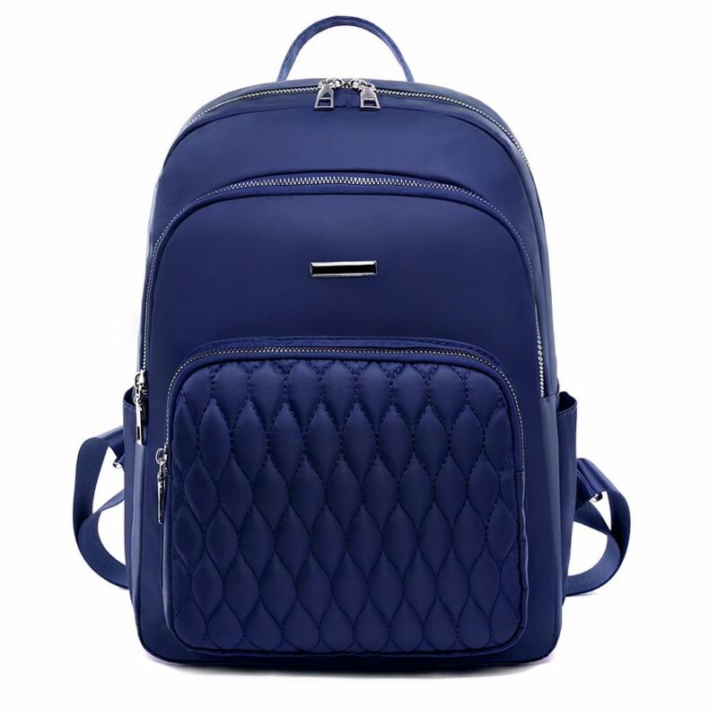 Rucksack aus weichem Stoff und strapazierfähigem Material Frau - Blau - Rucksack Rucksack Schulrucksack