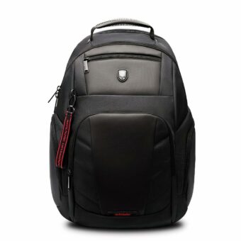 Rucksack mit großer Kapazität und USB-Ladegerät - Schwarz - Laptop-Rucksack Rucksack