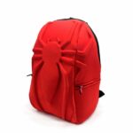 Rucksack mit Spiderman 3D-Logo, Farbe Rot, gute Qualität und sehr trendy.