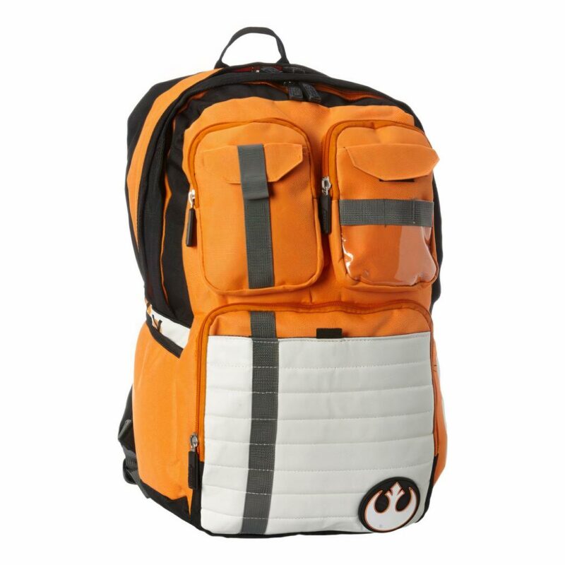 Reiserucksack im Star Wars-Stil in Orange und Weiß