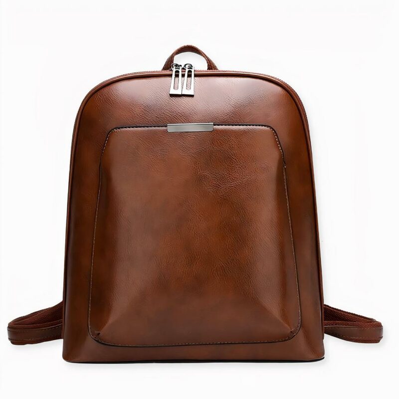Verlieben Sie sich in diesen kleinen, einfarbigen Rucksack aus Lederimitat! Er ist sehr schlicht und wird Ihr wichtigster Verbündeter sein, um Ihren Outfits einen trendigen Touch zu verleihen und er wird sich leicht mit Ihrer gesamten Garderobe kombinieren lassen. Mit seinen zwei integrierten Henkeln können Sie ihn auch in der Hand oder als Schultergurt tragen.