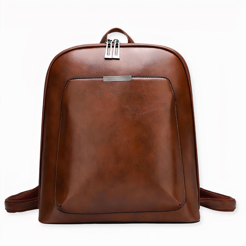 Verlieben Sie sich in diesen kleinen, einfarbigen Rucksack aus Lederimitat! Er ist sehr schlicht und wird Ihr wichtigster Verbündeter sein, um Ihren Outfits einen trendigen Touch zu verleihen und er wird sich leicht mit Ihrer gesamten Garderobe kombinieren lassen. Mit seinen zwei integrierten Henkeln können Sie ihn auch in der Hand oder als Schultergurt tragen.