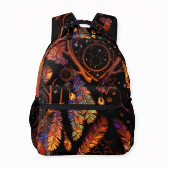 Dieser Tribal Traumfänger-Rucksack für Frauen ist der perfekte Begleiter für all Ihre Abenteuer.