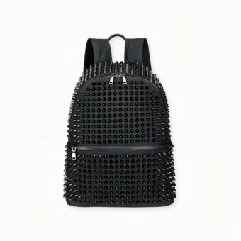 Dieser schwarze Damen-Rucksack mit Dorn ist perfekt für Frauen, die einen praktischen und gleichzeitig eleganten Look suchen.