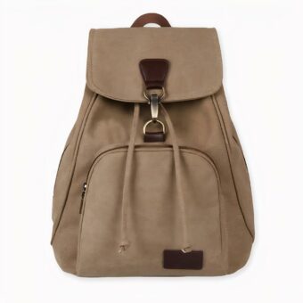 Dieser Rucksack aus Canvas verleiht Ihrem Look einen Hauch von Vintage und bietet gleichzeitig viel Stauraum für Ihre Sachen! Er ist einfarbig und lässt sich leicht mit Ihrem Outfit kombinieren. Erhältlich in blau, schwarz, weiß, grün, braun, beige und violett
