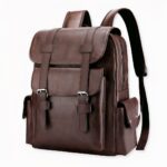 Dieser Unisex-Rucksack aus PU-Leder ist perfekt für Männer und Frauen, die einen lässigen Stil suchen.