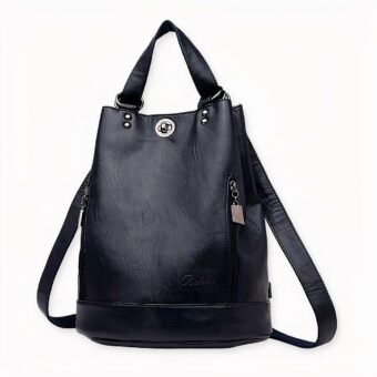 Diese Vintage-Tasche aus Kunstleder in Form eines Geldbeutels verleiht jedem Outfit einen Hauch von Originalität und Praktikabilität! Mit ihren zahlreichen Fächern bietet sie Platz für all Ihre Sachen, wenn Sie in der Stadt oder am Strand spazieren gehen. Erhältlich in schwarz, blau, grau, lila und rot, Sie haben die Qual der Wahl!