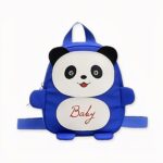 Kleiner blauer Panda-Schulrucksack, gute Qualität und sehr modisch.