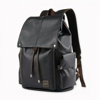 Lederrucksack für Männer mit schlichtem Design, guter Qualität und trendig