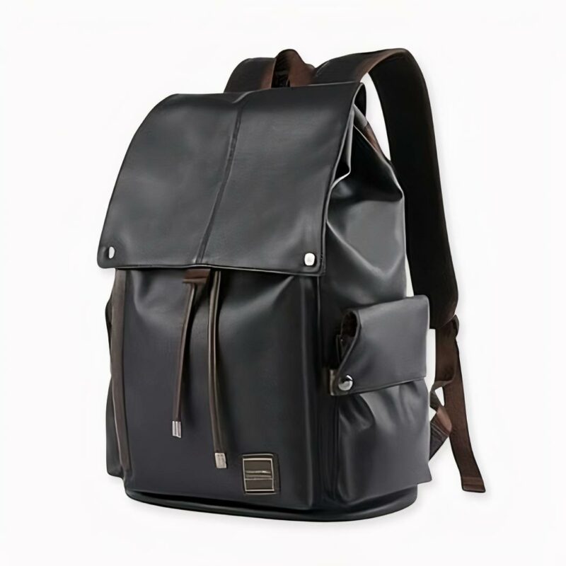 Sac_à_dos_cuir_homme_au_design_simple_2 Lederrucksack für Männer mit schlichtem Design, guter Qualität und trendig