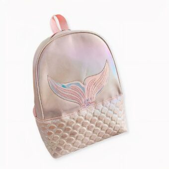 Liebt Ihre Tochter Meerjungfrauen? Dann wird ihr dieser Mädchen-Rucksack mit Meerjungfrauen-Motiv gefallen!  Ein süßer kleiner Rucksack mit glitzernden Pailletten, den sie jeden Tag in der Schule oder während ihres Urlaubs am Meer tragen kann.