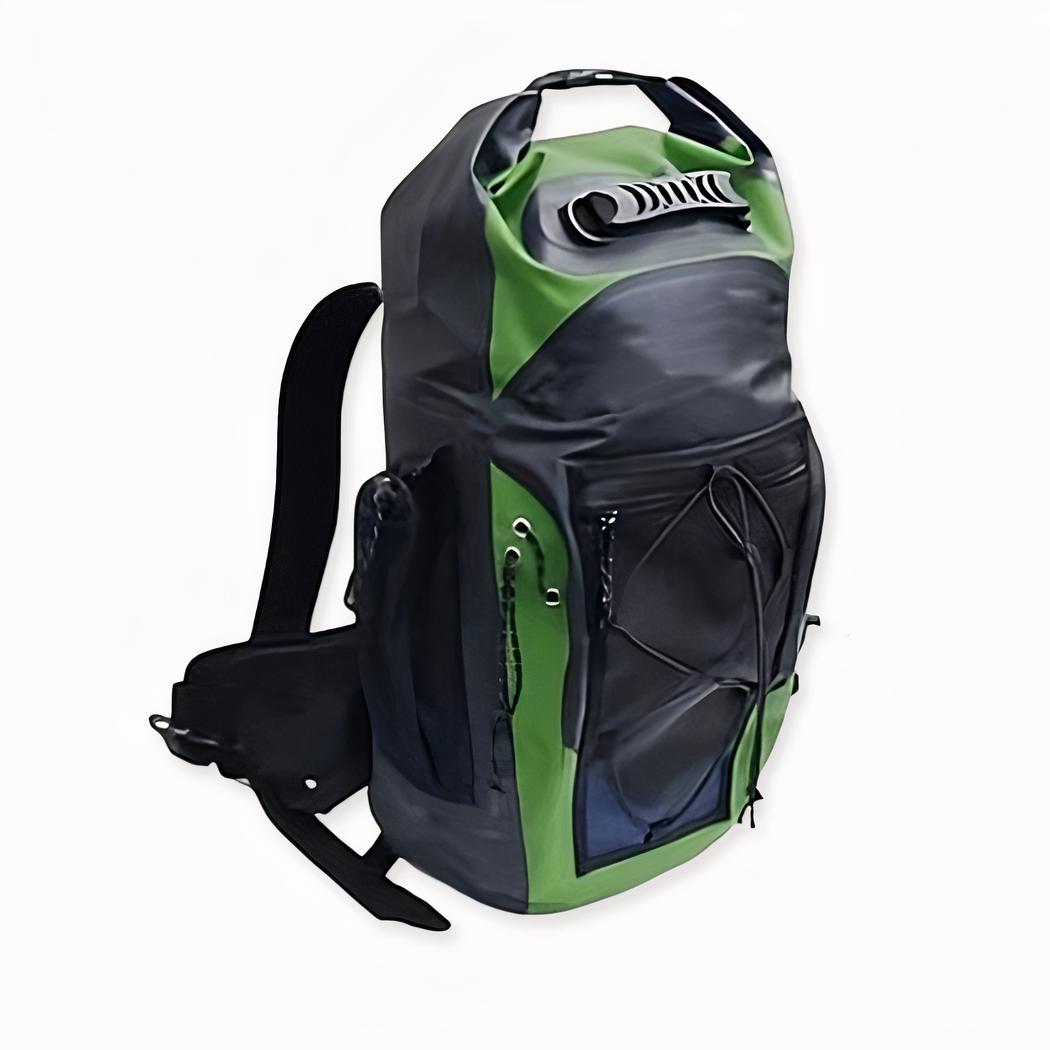 Wasserdichter 30L Rucksack mit weichem Seitengurt, gute Qualität und sehr praktisch.