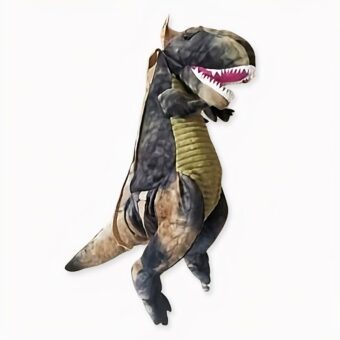 Original 3D-Dinosaurier-Rucksack mit Holzboden, hängend