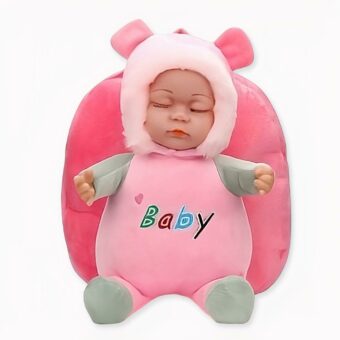 3D Baby Plüsch Rucksack in rosa, gute Qualität und sehr modisch.