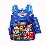 Blauer Patrouillenrucksack, gute Qualität und sehr modisch.