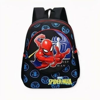 Süßer und farbenfroher Spiderman-Rucksack in Schwarz, gute Qualität und sehr trendy.