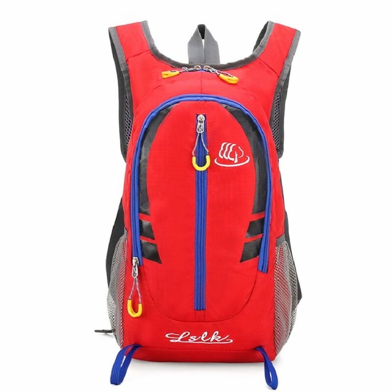20L wasserdichter und atmungsaktiver Skirucksack rot mit weißem Hintergrund