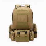 50l Rucksack Militärtyp auf hellgrauem Hintergrund.