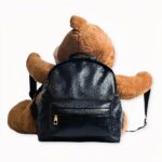Brauner Teddybär-Rucksack, gute Qualität und sehr trendy.