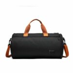 Sporthandtasche für Männer und Frauen schwarz und braun