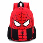 Spider-Man Rucksack wasserdicht rot mit weißem Hintergrund