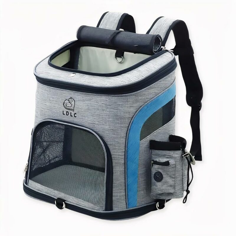 Reisen Sie mit Ihrer Katze überall hin und genießen Sie den größtmöglichen Komfort! Mit diesem Katzenrucksack mit doppelter Öffnung wird sich Ihr Kätzchen wohler fühlen als je zuvor und einen Spaziergang genießen wie nie zuvor.