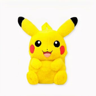 Pokémon Pikachu Mini Rucksack aus lächelndem Plüsch, Farbe gelb. Gute Qualität und sehr trendy.