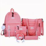 Wenn Sie auf der Suche nach einem hochwertigen Rucksackset sind, ist dieses vierteilige Taschenset genau das Richtige für Sie! Diese Taschen sind aus robusten und strapazierfähigen Materialien gefertigt, wodurch sie sich perfekt für die Arbeit, Reise oder Schule eignen. Die beiden großen Taschen sind ebenfalls geräumig und bieten Platz für alles, was Sie im Alltag benötigen.