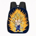 Dragon Ball Z Majin Vegeta Rucksack mit orangem Muster. Gute Qualität und sehr modisch.